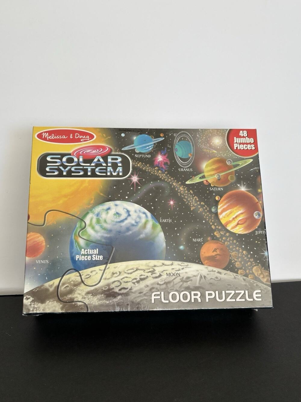 Melissa & Doug Solar System Floor Puzzle, 48 pc Jumbo Jigsaw Puzzle Ages 3+ NEW